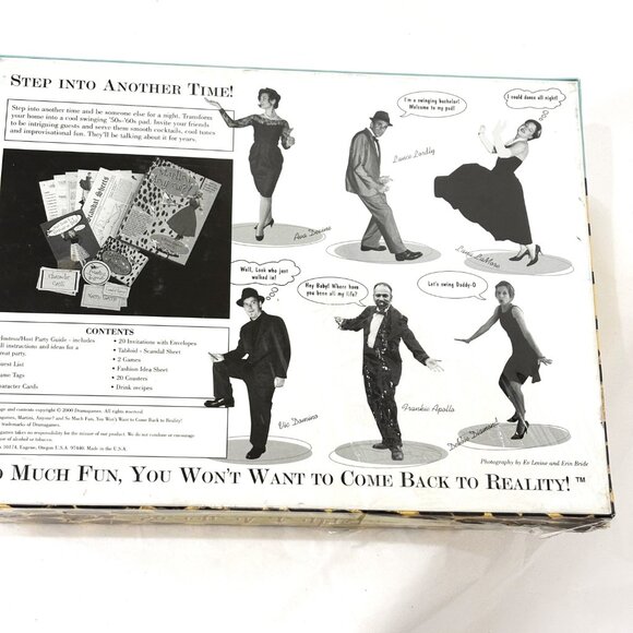 " Martini Anyone " Adult Retro Improv Party Game " Vintage 2000 NWT - Picture 10 of 12